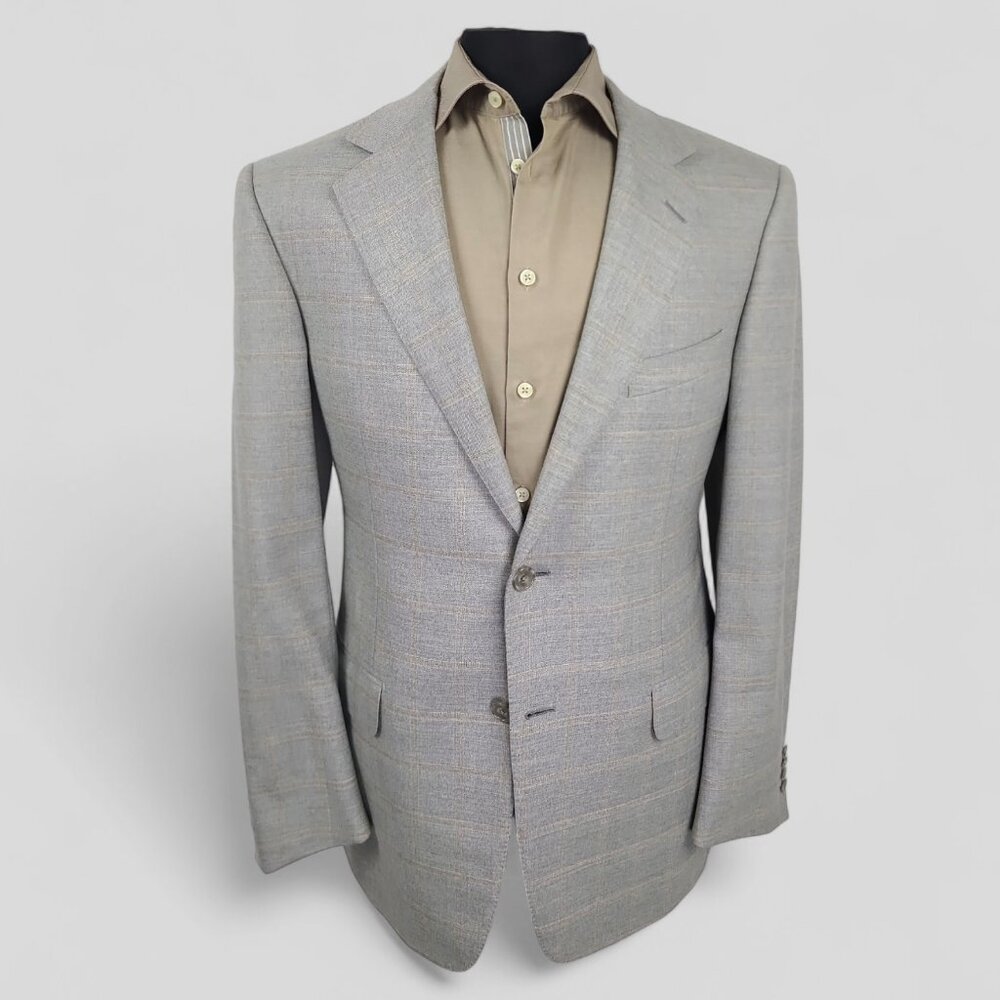 Ermenegildo Zegna 40R Wool 2 Button Sport Coat Blazer - Picture 3 of 16